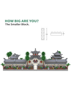 Micro Bloques Jardín Suzhou Kadablk 4222 PCS Adultos 2