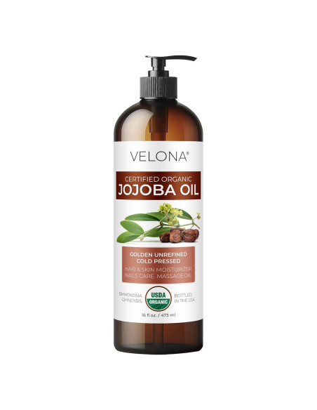 Aceite de Jojoba Orgánico Velona 473ml - Puro y Natural