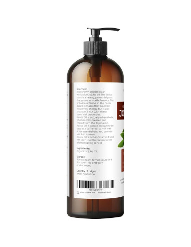 Aceite de Jojoba Orgánico Velona 473ml - Puro y Natural