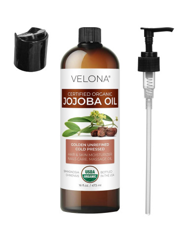Aceite de Jojoba Orgánico Velona 473ml - Puro y Natural