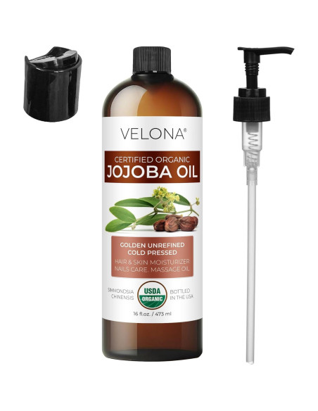 Aceite de Jojoba Orgánico Velona 473ml - Puro y Natural