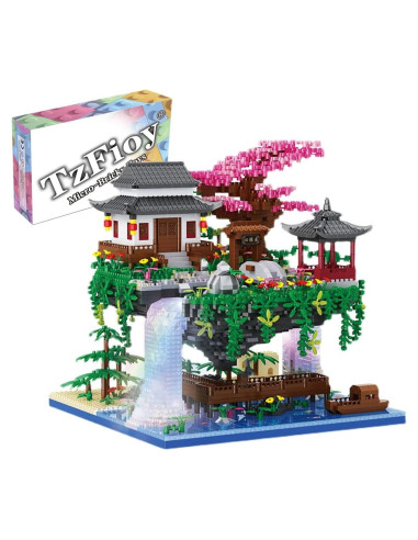 Juego de Bloques TzFioy 3661 Piezas Flor de Durazno