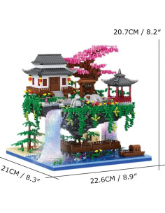 Juego de Bloques TzFioy 3661 Piezas Flor de Durazno 2