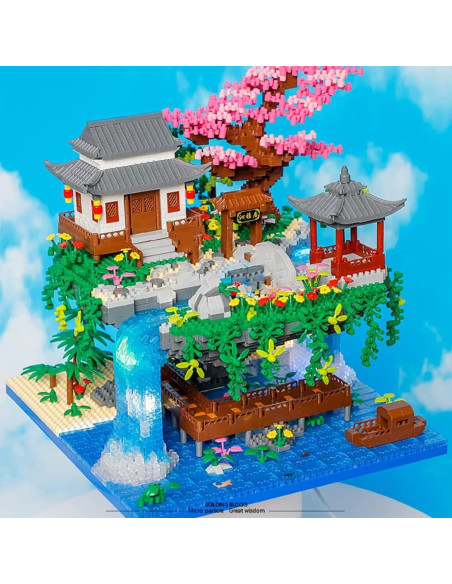 Juego de Bloques TzFioy 3661 Piezas Flor de Durazno