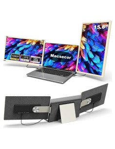 Extensor de Pantalla Portátil Macsecor 15.6" FHD 1080P