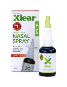 Spray Nasal Salino Natural Xlear con Xilitol 44.36 ml 2