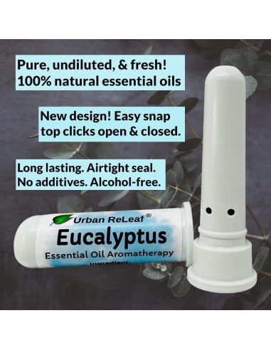 Inhalador Nasal Aromaterapia Eucalipto Urban ReLeaf 7cm