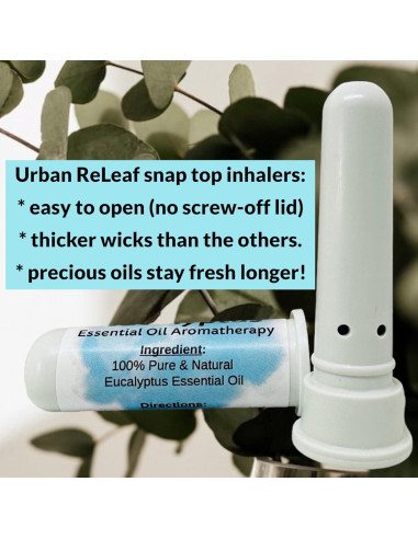 Inhalador Nasal Aromaterapia Eucalipto Urban ReLeaf 7cm