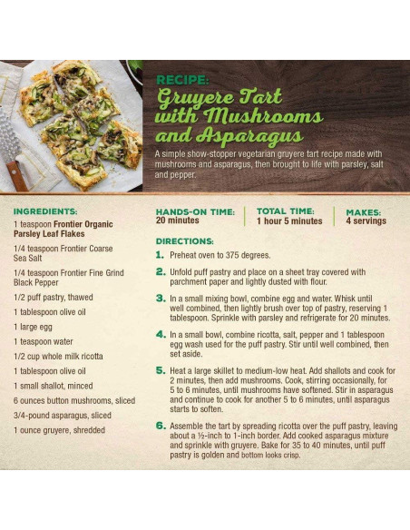 Hojuelas de Perejil Orgánico Frontier Co-op 454 g