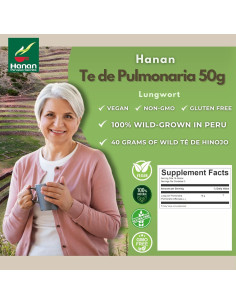 Té de Pulmonaria Hanan 50g - Herbal Natural de Perú 2