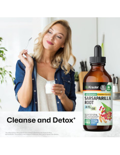 Tinctura de Sarsaparilla BioKrauter 118 ml - Vegana y Sin Alcohol 2