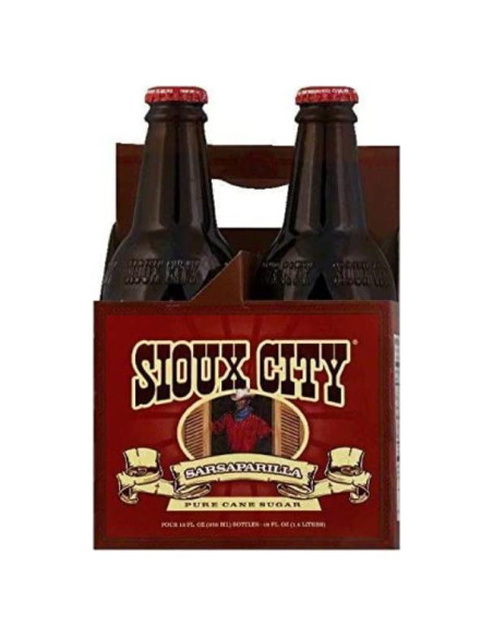 Sarsaparilla Sioux City Paquete de 4 Botellas 1416 ml