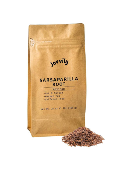 Raíz de Sarsaparilla Jovvily 0.45 kg - Té Herbal Cortada Raíz de Sarsaparilla Jovvily 0.45 kg - Té Herbal Cortada