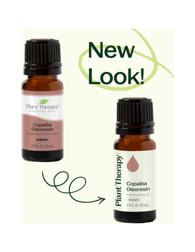 Oleoresina de Copaiba 10 mL Plant Therapy 100% Pura Grado Terapéutico