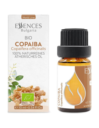 Aceite Esencial de Copaiba Orgánico Essences Bulgaria 10ml Puro