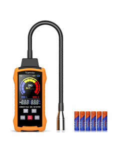 Detector de Fugas de Gas Veevvio con Alarma Visual y Auditiva