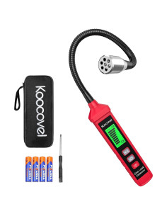 Detector de Fugas de Gas Koocovel 8" Portátil para Metano y Propano