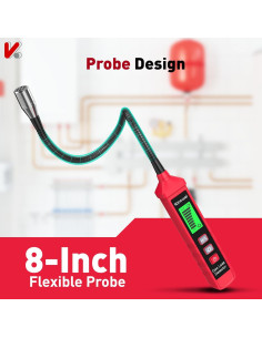 Detector de Fugas de Gas Koocovel 8" Portátil para Metano y Propano 2