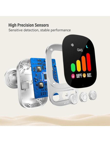 Detector de Fugas de Gas Natural INKBIRDPLUS HD05, 85 dB