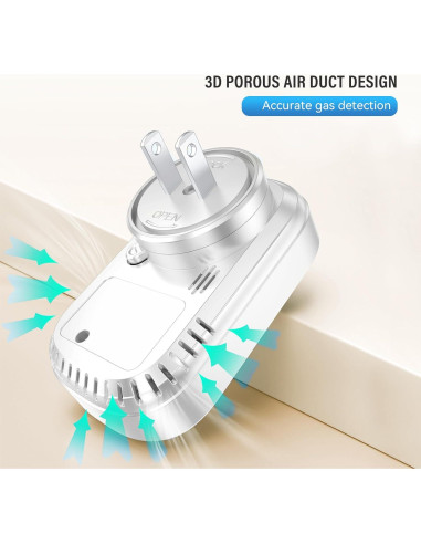 Detector de Fugas de Gas Natural INKBIRDPLUS HD05, 85 dB