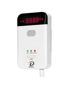 Detector de Gas MODUN D AT-RQ01 con Pantalla LED y Alarma 85dB