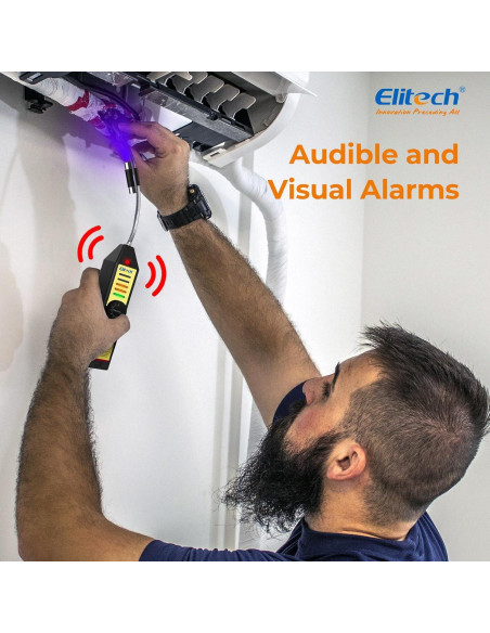 Detector de Fugas de Freón Elitech WJL-6000, Sensibilidad Ajustable