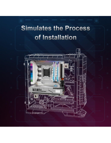 Juego de Bloques de Construcción BRICKKK PC Escritorio 32x21x10cm