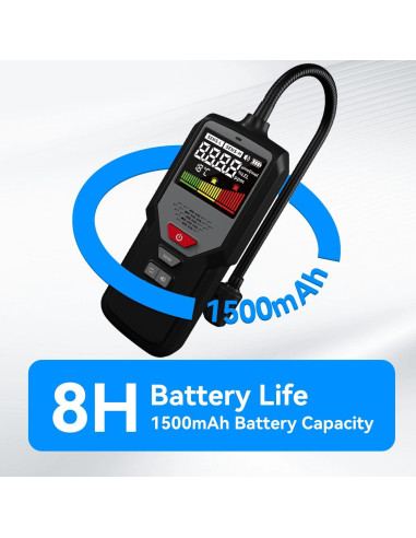 Detector de Fugas de Gas Portátil MOESAPU BH-100-D con Alarma