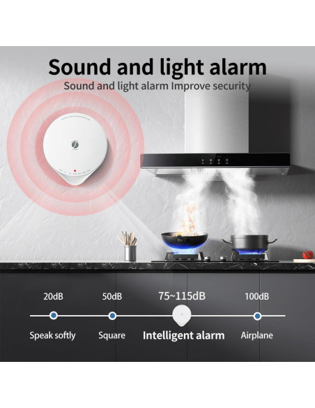 Detector de Monóxido de Carbono 4-en-1 ISSIOT JTM-XFR-B