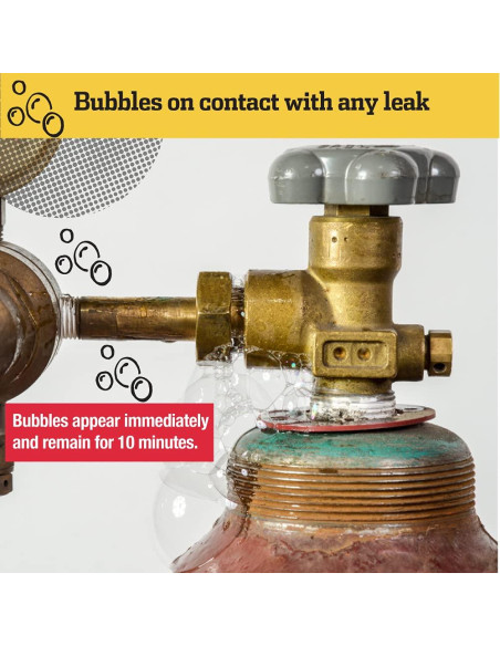 Gasoila Spray Detector de Fugas 1 Pinta - No Tóxico y Seguro