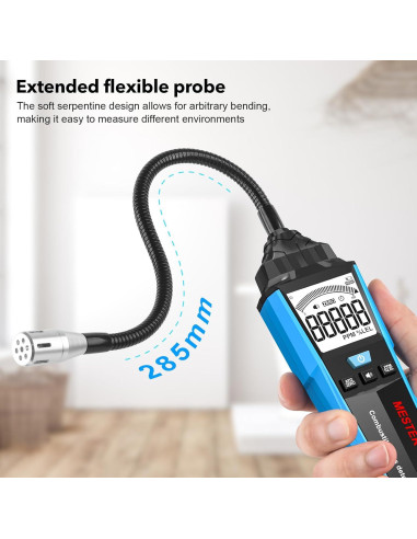 Detector de Fugas de Gas MESTEK CGD02B Recargable 232g