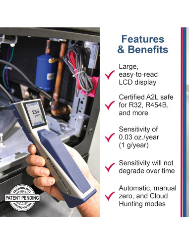 Detector de Fugas de Refrigerante Inficon D-TEK Stratus 724-202-G1