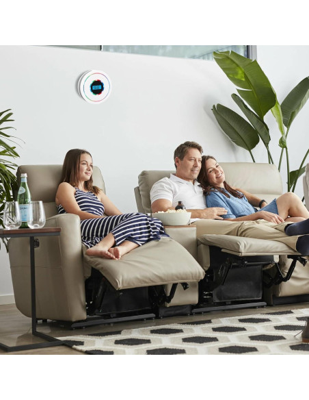 Detector de Humo y Monóxido de Carbono USBNOVEL CDR-815