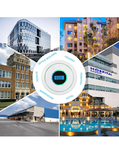 Detector de Humo y Monóxido de Carbono USBNOVEL CDR-815