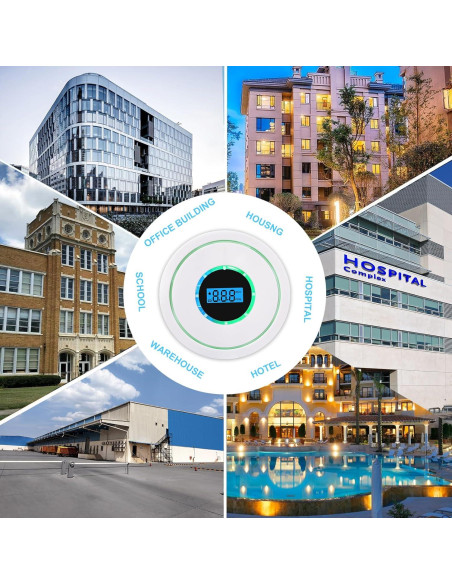 Detector de Humo y Monóxido de Carbono USBNOVEL CDR-815