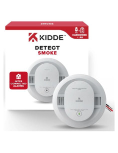 Detector de Humo Kidde 20SAR Con Cable y Batería AA