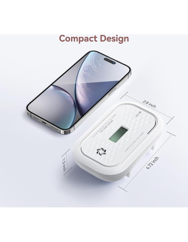 4 Detectores de Monóxido de Carbono Putogesafe con Batería 10 Años