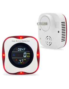 Detector Combinado de Monóxido de Carbono y Gas KH Alert