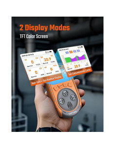 Detector de Gas 4 en 1 TOPTES Guard-863Pro Naranja 2
