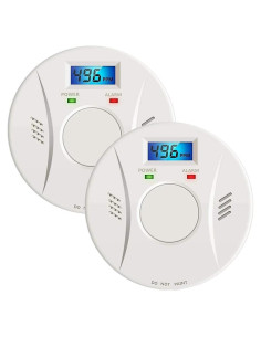 Detector de Humo y Monóxido de Carbono Lecoolife GS888A - Pack de 2