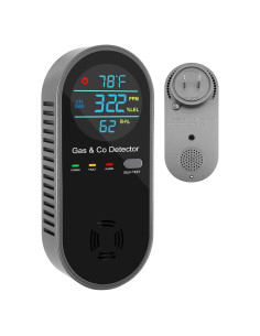 Detector de Gas y Monóxido de Carbono LEMONTAIL P15LM8 4-en-1