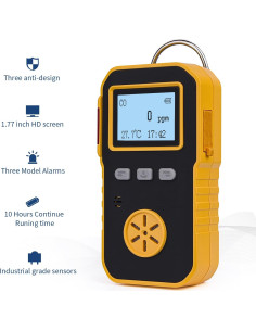 Detector de Gas CO Bosean K-100A Portátil Recargable 2