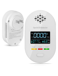 Detector de Fugas de Gas Natural y Monóxido de Carbono Bestechy XY-CTW01