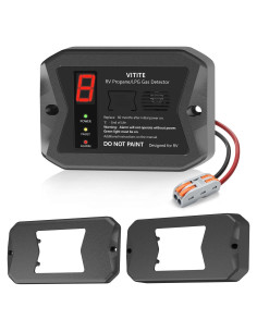 Detector de Gas Propano VITITE R501 Digital 12V Montaje Empotrado