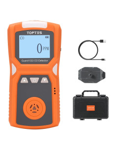 Detector de Monóxido de Carbono Guard-533 Portátil con Alarmas