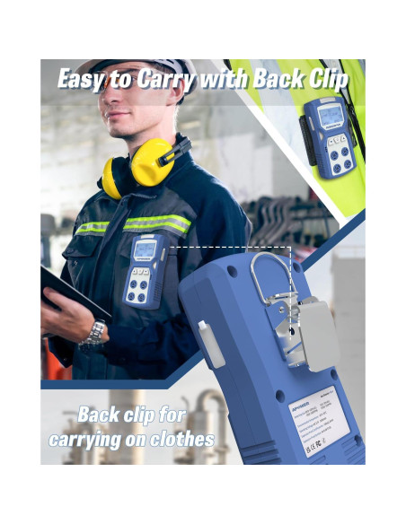 Detector de Gas APOWER GD-2 4 Gases H2S CO LEL O2 Portátil Detector de Gas APOWER GD-2 4 Gases H2S CO LEL O2 Portátil