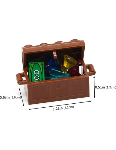 Juego de Bloques de Construcción Feleph Cofre de Joyas 168 Piezas