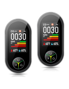 Detector de Monóxido de Carbono y Gas Kalawen 4-en-1 Enchufable