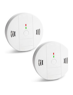 Detector de Humo y Monóxido de Carbono GLBSUNION, Paquete de 2