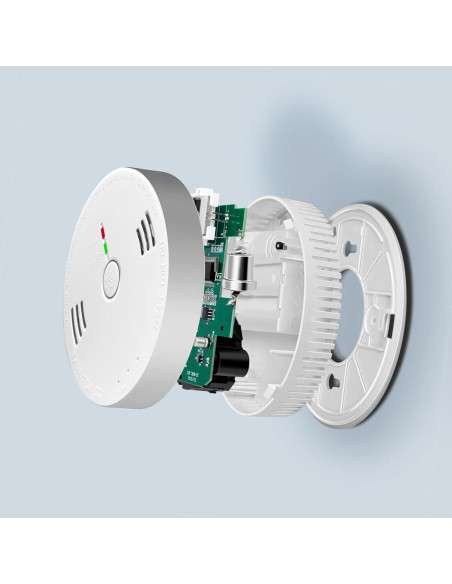 Detector de Humo y Monóxido de Carbono GLBSUNION, Paquete de 2